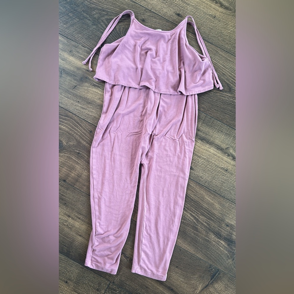 3T KQ bamboo tie strap jumpsuit